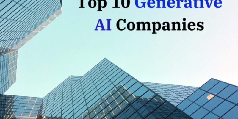 top 10 gen ai companies in india